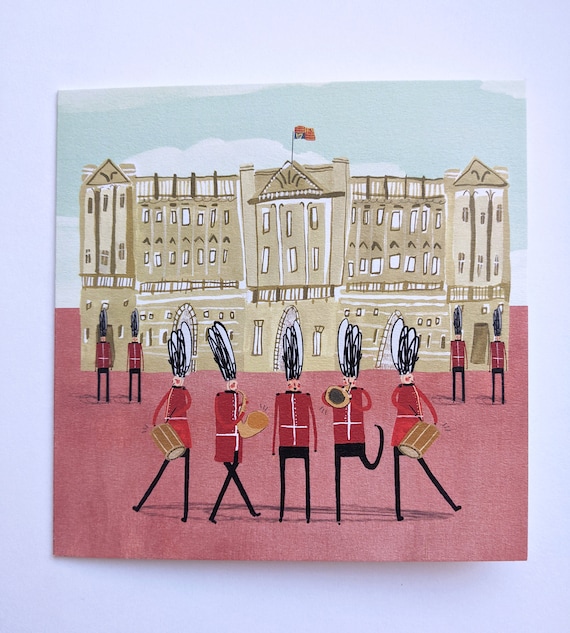 Buckingham Palace London Card - Etsy