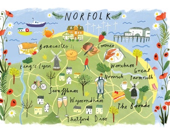 Norfolk Map, A4
