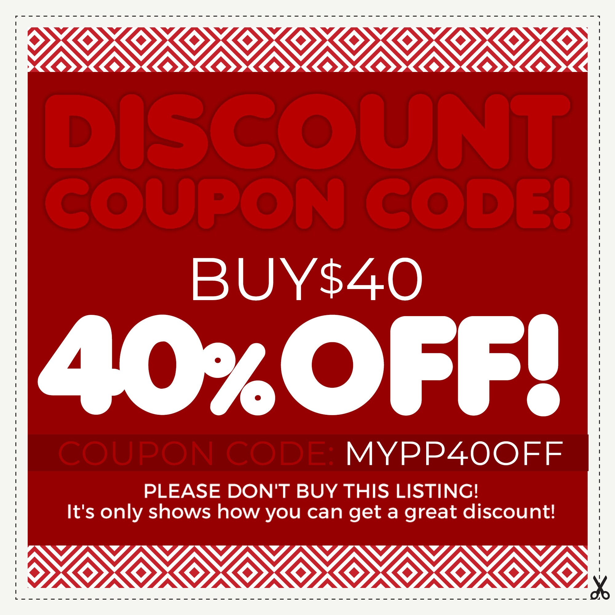 CODE COUPON DISCOUNT 40 de réduction sur le papier numérique Etsy