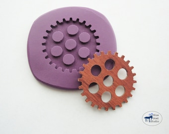 Wheels Cogs Industrial *Food Safe* Silicone Candy mould Fondant Mould LARGE GEARS mould Finnabair Imaginarium NEW Embellishments