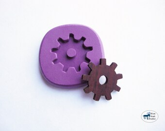 Wheels Cogs Industrial *Food Safe* Silicone Candy mould Fondant Mould LARGE GEARS mould Finnabair Imaginarium NEW Embellishments