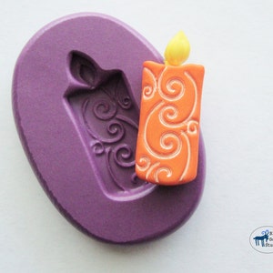 Birthday Candle Mold/Mould - Party Mold - Silicone Mold - Polymer Clay Resin Fondant Soap Wax Candy