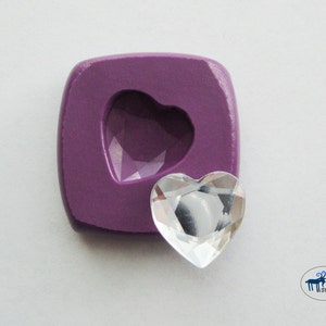 Mujiang 4-Piece Gem Diamond Silicone Mold Set For Fondant, Chocolate, And Clay Crafting