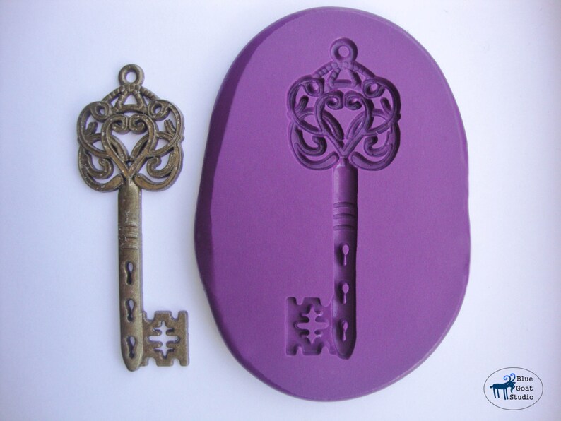 Key Mold/mould 3 Vintage Steampunk Skelton Key Mold Etsy