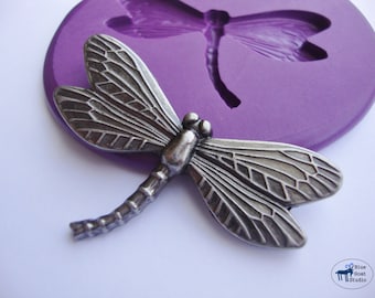 Dragonfly Mold -Silicone Molds - Nature Woodland Steampunk - Polymer Clay Resin Fondant