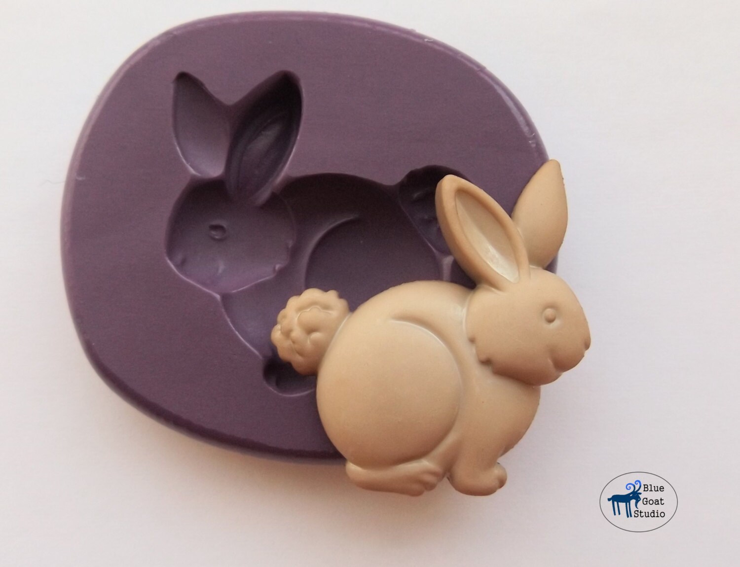 Rabbit Mold/mould Bunny Mold Silicone Molds Polymer Clay Etsy Australia