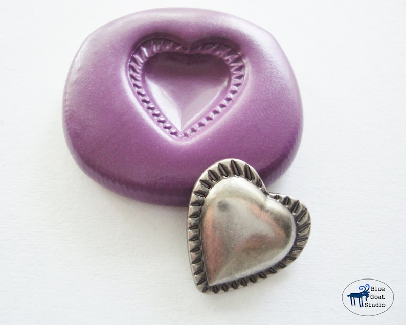 Small Heart Mold Silicone Mold Polymer Clay Resin Fondant Etsy