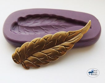 Leaf Mold/Mould - Feather Mold - Woodland Molds - Silicone Molds - Polymer Clay Resin Fondant