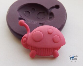 Bug Mold - Lady Bug Beetle Mould - Silicone Mold - Polymer Clay Resin Fondant Soap Wax Candy
