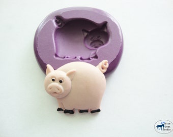 Mold - Bauernhof Tier Schimmel - Schimmel Silikon - Polymer Clay Harz Fondant Schwein