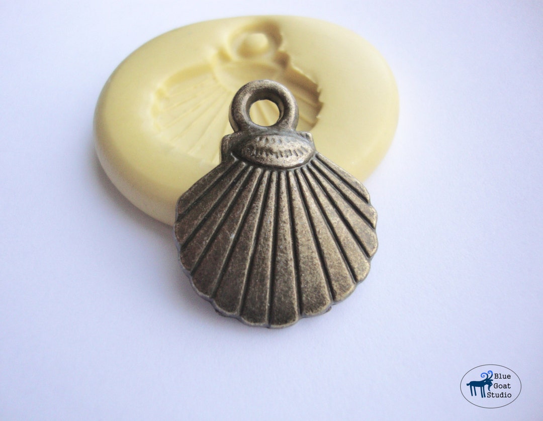 Shell Mold 1 Clam Shell Mold Silicone Mold Nautical Polymer Clay Resin