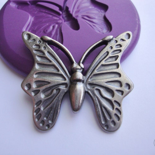 Butterfly Mold Silicone Mold Polymer Clay Resin Fondant Etsy