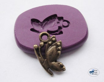 Butterfly Charm 2 Mold - MiniMold - Woodland Molds - Silicone Molds - Polymer Clay Resin Fondant
