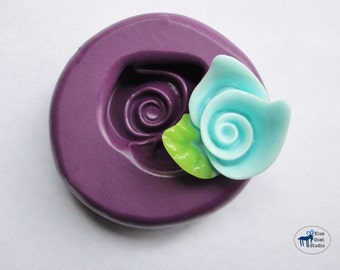 Rose 3 Mold/Mould -  Silicone Molds - Flower - Polymer Clay Resin Fondant