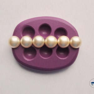 Small Pearl Cabochon Mold/Mould - Silicone Molds - Polymer Clay Resin Fondant Gum Paste