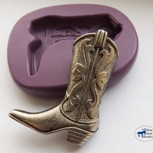 Cowboy Boot Mold/mould Western Mold Silicone Molds Etsy