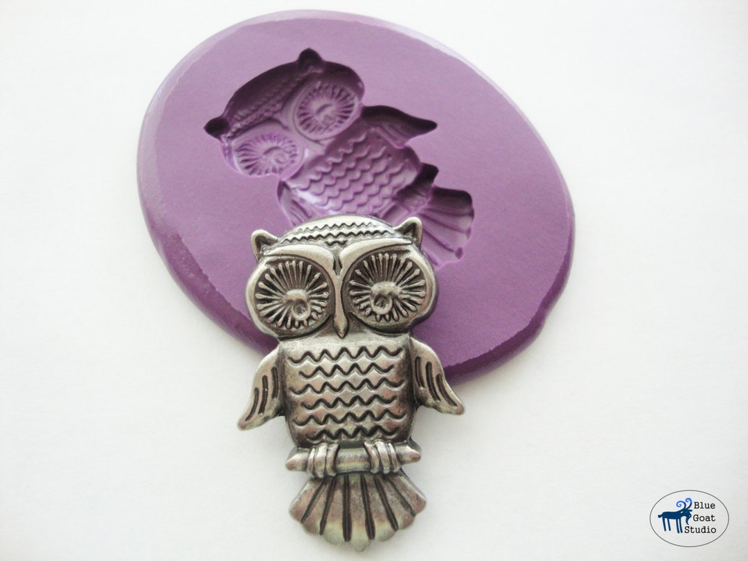 Owl Mold Woodland Mold Silicone Molds Steampunk Polymer Clay Resin