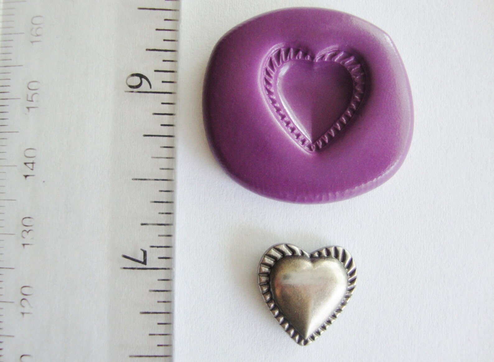 Small Heart Mold Silicone Mold Polymer Clay Resin Fondant Etsy