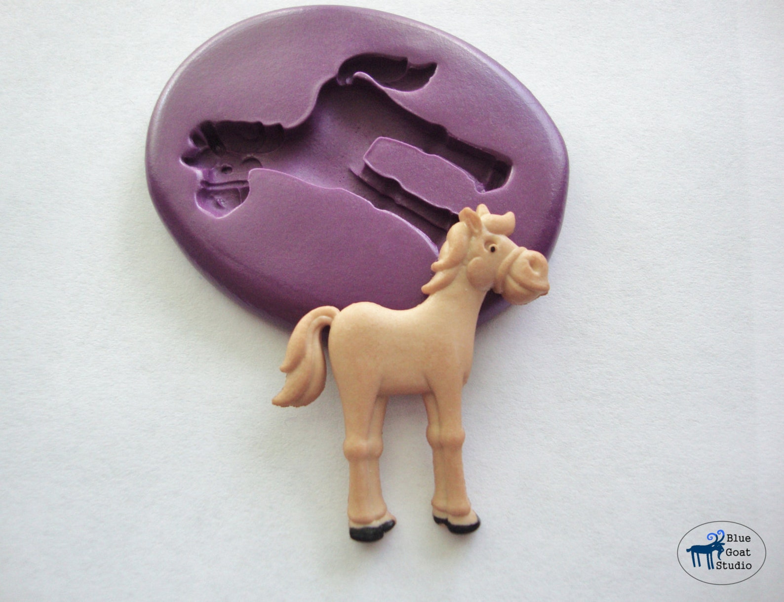 Horse Mold Farm Animal Mold Silicone Mold Polymer Clay Etsy