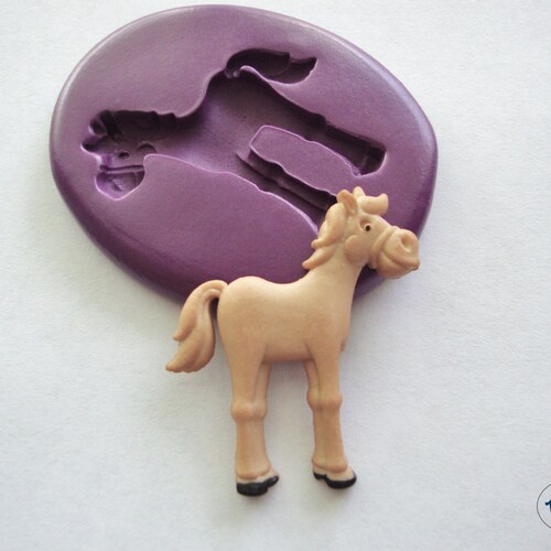 Horse Mold Farm Animal Mold Silicone Mold Polymer Clay Etsy