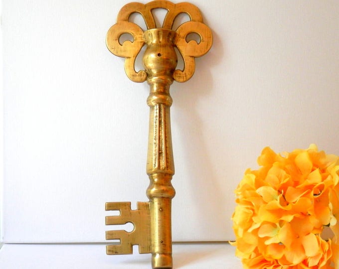 Skeleton Key Wall Decor, Key Wall Decor, Brass Key Etsy