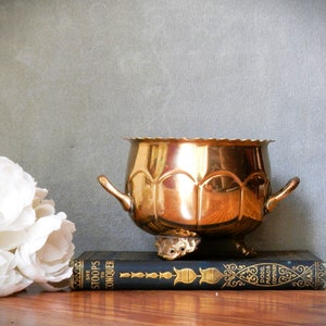 Vintage Brass Planter