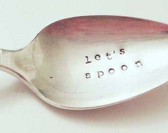 Let's Spoon Hand Stamped Spoon