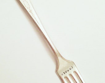 Foodie Hand Stamped Spoon