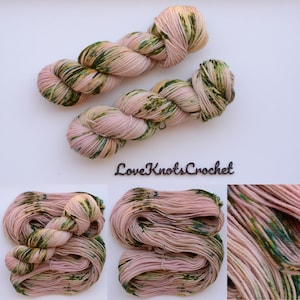 Enchanted Light Superwash Worsted weight Hand Dyed Yarn
