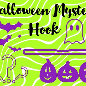 Halloween Mystery-haaknaald / haaknaald / siliconenkraalhaak