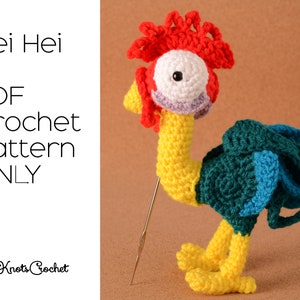 Silly Rooster/Chicken / PDF Crochet Pattern ONLY
