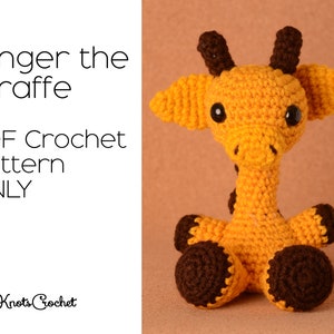 Ginger the Giraffe / PDF Crochet Pattern ONLY