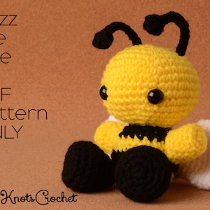 PDF Crochet Pattern Buzz the Bee