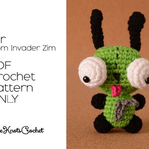 Virkmönster för amigurumi med främmande hund, endast i PDF-format
