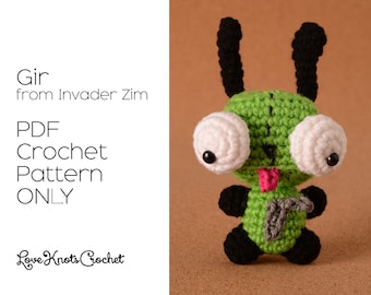 Alien Dog Amigurumi Crochet PDF PATTERN ONLY