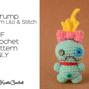 Hand Made Voodoo Doll Amigurumi Crochet PDF PATTERN ONLY