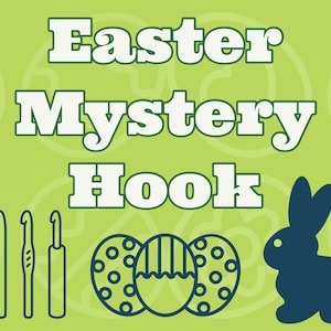 Easter Mystery-haaknaald / haaknaald / siliconenhaakhaak