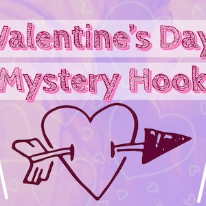 Valentijnsdag Mystery-haaknaald / haaknaald / siliconenkraalhaak