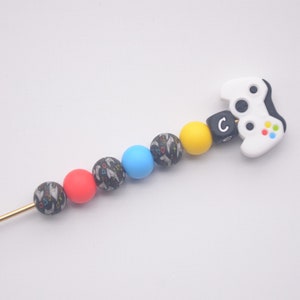 Gamer Controler Crochet Hook / Crochet Hook / Silicone Bead Crochet Hook