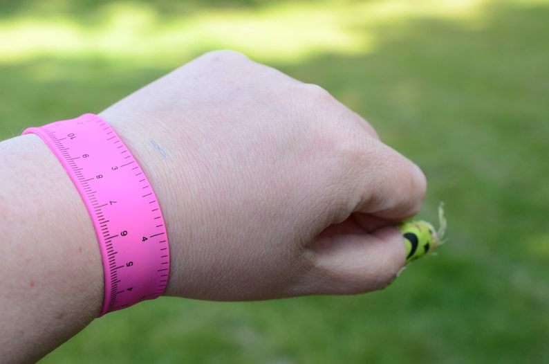 Slap Bracelet Ruler / Bracelet Ruler / Crochet Gauge Ruler / Knitting ...