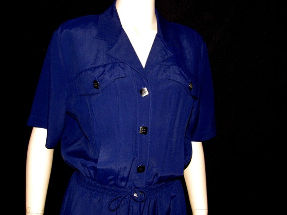 80s Saint Germain Paris Jumpsuit Large Pantsuit Bu