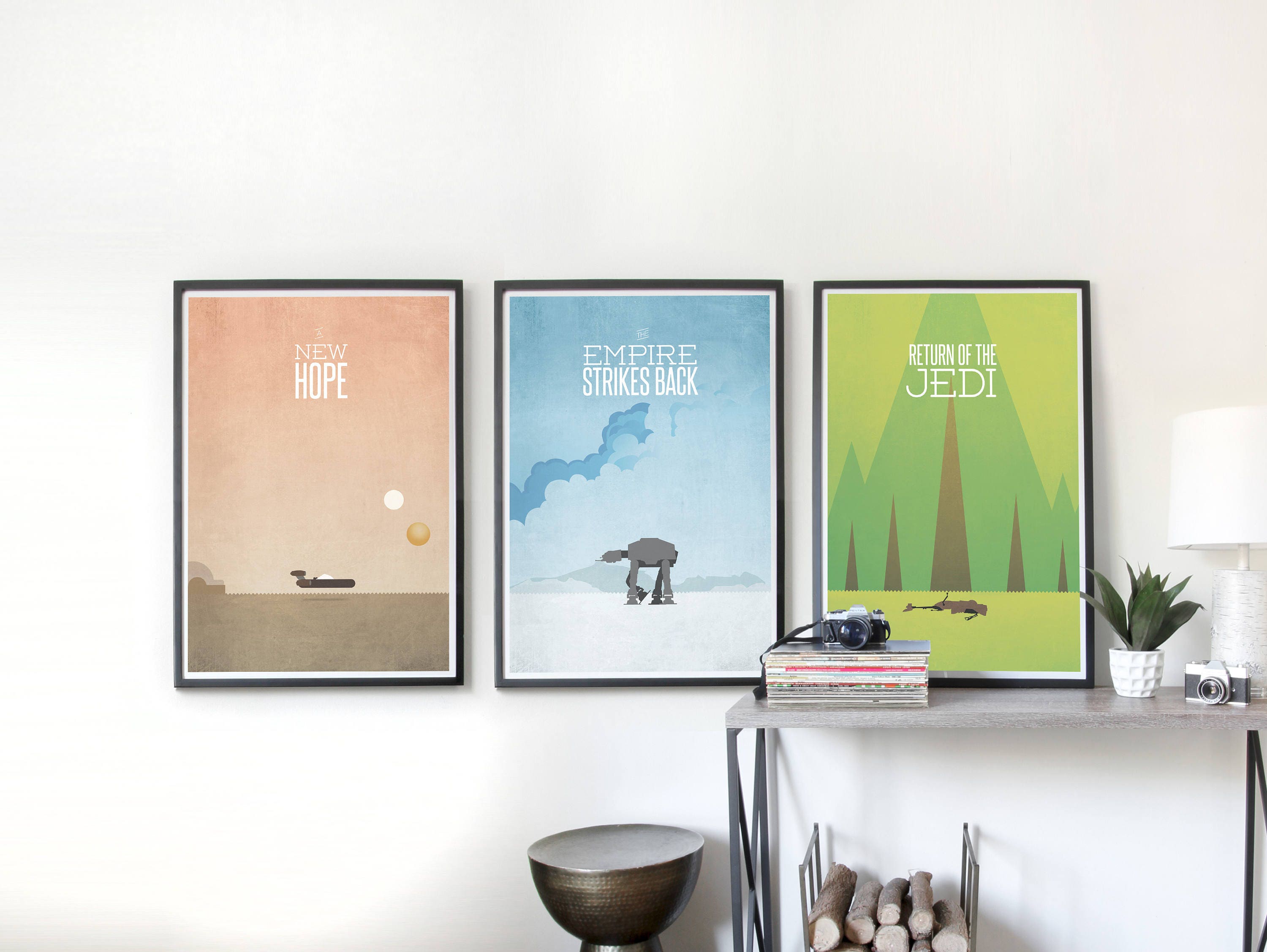Star Wars Original Trilogy Movie Poster Collection - Set of 3 - NEW USA