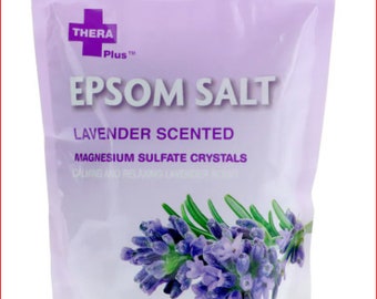 Epsom Salt | Lavender Scented | | 1lb Bag | Magnesium Sulfate | Bathing | Spa | Relaxation | Body Care