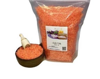 8lbs Bath Salts (2 - 4lb Bags) Aromatherapy Scents ~ Apricot Chamomile ~