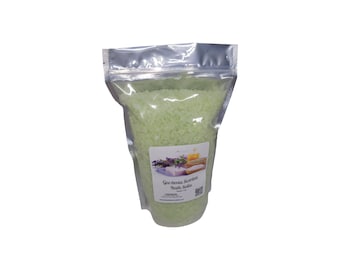 Bath Salts | Gardenia Scent | 4 Sizes | Aromatherapy | Sea Salt | Epsom Salt