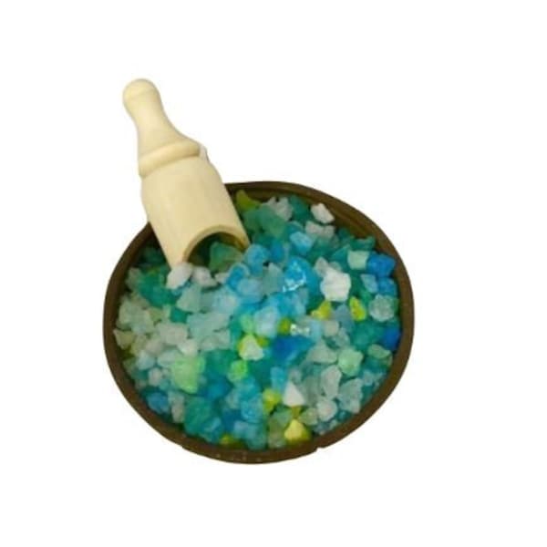 Mermaid Scented Bath Salts 1lb - All Natural Sea Salt Blend -