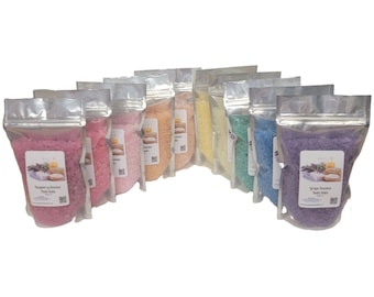 10 (Ten) 1lb Bath Salts Aromatherapy Scents ~Custom Color~Custom Scent~ You pick 10 scents~