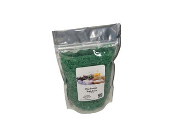 Bath Salts | Pine Scent | 4 Sizes | Aromatherapy | Sea Salt | Epsom Salt