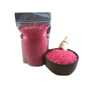 Bath Salts 1lb - All Natural Sea Salt Blend - Choose from 150 Scents and 20 Colors