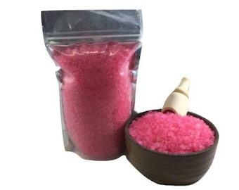 Bath Salts 1lb - All Natural Sea Salt Blend - Choose from 150 Scents and 20 Colors